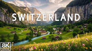 Switzerland 8K | Springs of Swiss Alps, Crystal Lakes & Storybook Villages – Scenic Nature Film
