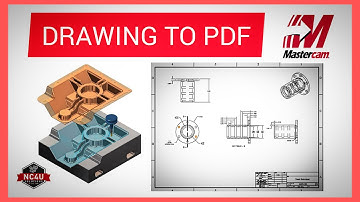 How to convert Drawing to PDF in Mastercam -தமிழில் -CNC  Training Coimbatore