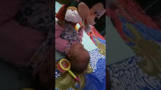 Riyana Playing With Mickey Bhaiya