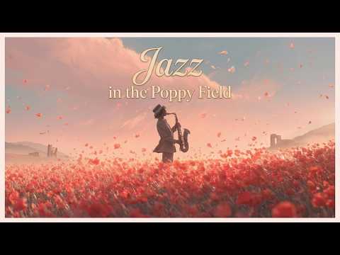 🎷 Jazz in the Poppy Field | 3 Hours of Smooth Romantic Saxophone Music
