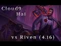 C9 Hai Jayce MID vs Riven in Korea Season 4 (4.16)