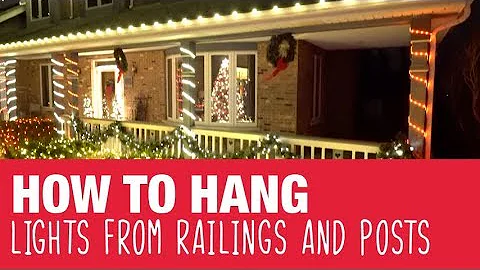 How To Hang Holiday Lights on Railings & Posts - Ace Hardware