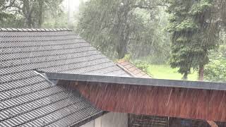 Unwetter mit Hagel im Großraum Linz am 24.6.2021