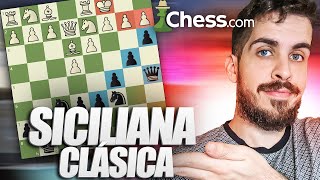 EL G.O.A.T  de la SICILIANA CLÁSICA♟3 COMBINACIONES que DEBES VER ♟GM GASCÓN