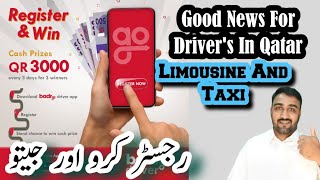 Taxi Limousine Drivers Register And Work In Qatar Register With Badrgo And Win