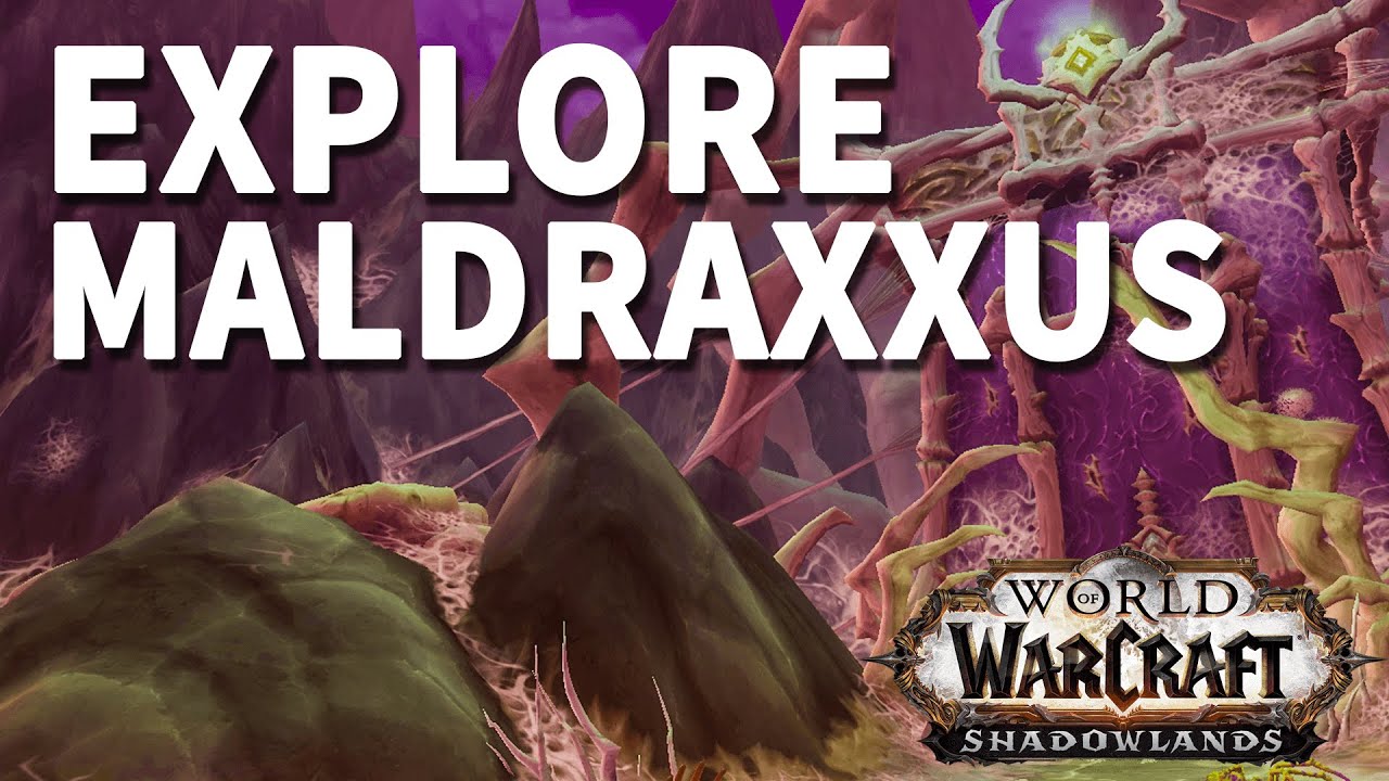 House of Eyes WoW Explore Maldraxxus