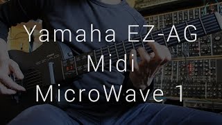 Miniatura de "Yamaha EZ-AG Midi Guitar controls MicroWave"