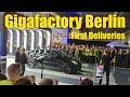 First Deliveries at Giga Berlin (+ Dancing Elon)