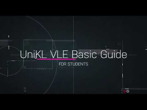 UniKL VLE Basic Guide for Students