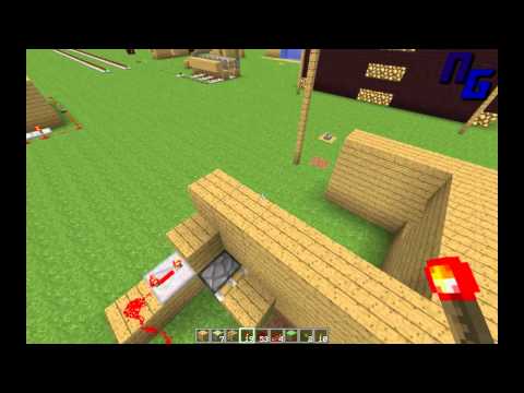 Minecraft Redstone Tutorials - How to Effectively Hide Your Lever/Button (BUD Switch)