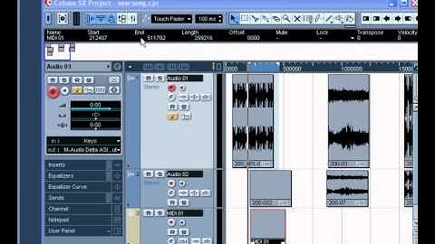 08 Cubase Video Tutorial - The Project Window - how to get around it, and what it all means