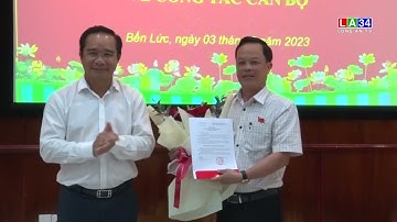 Công bố Quyết định chuẩn y Phó Bí thư Huyện ủy Bến Lức I LONG AN TV