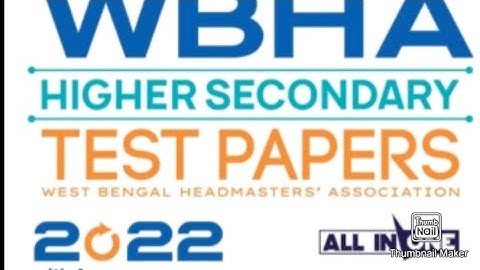 WBHA TEST PAPER SOLUTION//MODEL QUESTION PAPER-02//PART-04//CLASS 12//MM MATHEMATICS//WBCHSE