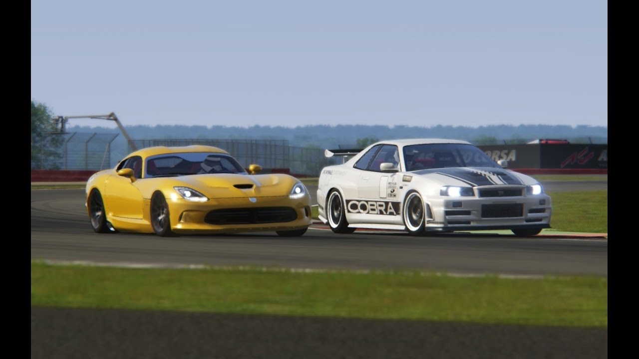 Battle Nissan Skyline GTR34 Nismo ZTune x Dodge Viper GTS Racing at