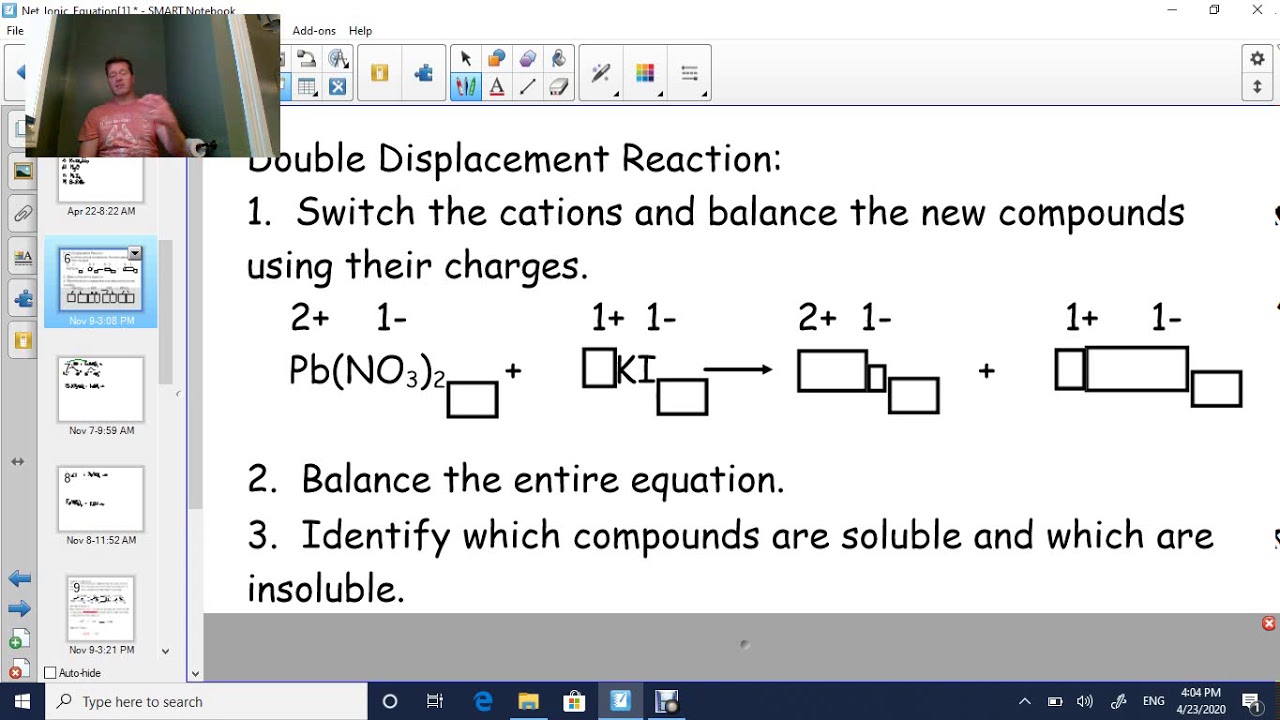 SCH 3U/4C Lesson 10 Predicting Solubility - YouTube