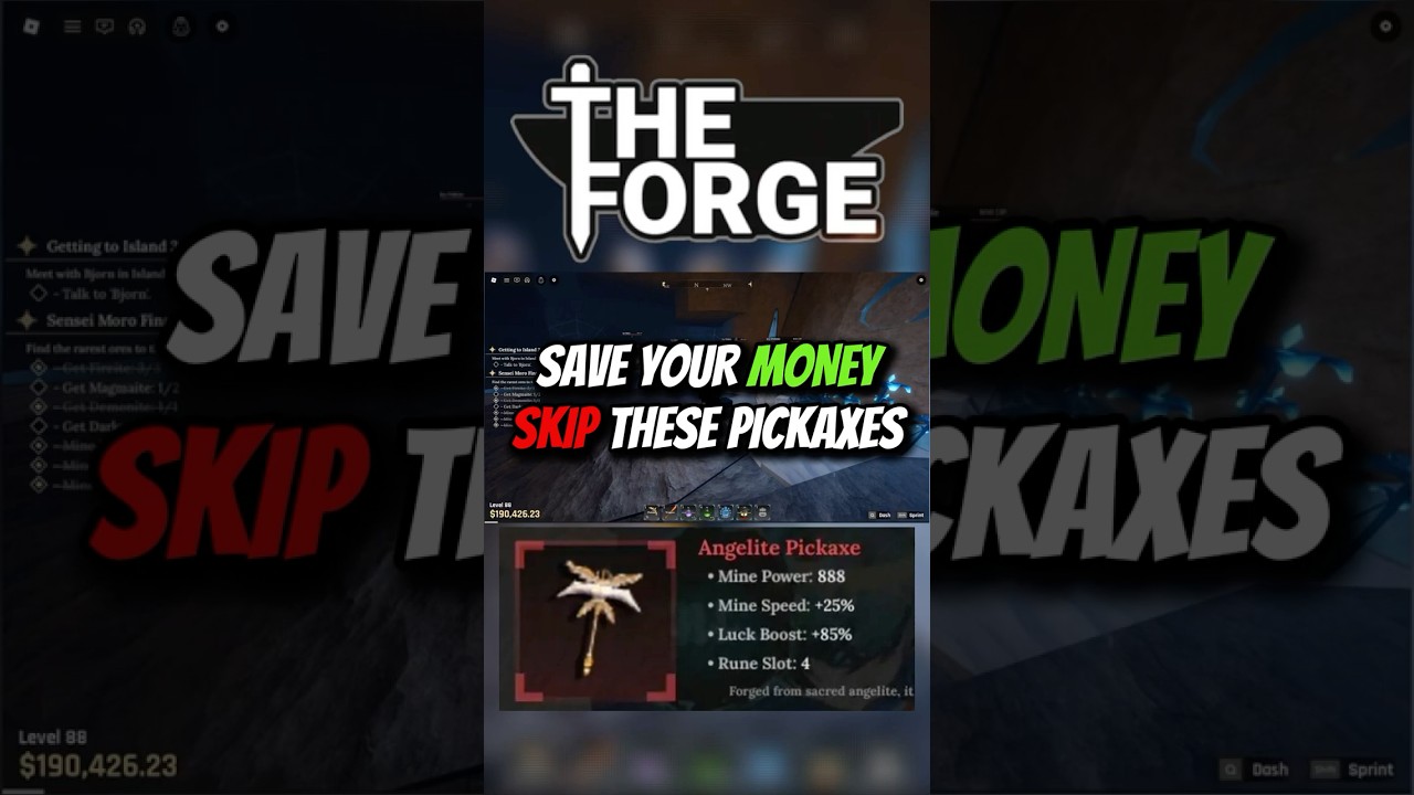Экономьте деньги и воспользуйтесь этим руководством по прокачке кирки в обновлении The Forge! 