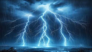 Heavy Rain At Night To Sleep Well, Sleep Quickly With Heavy Rain Sound And Thunderstorms