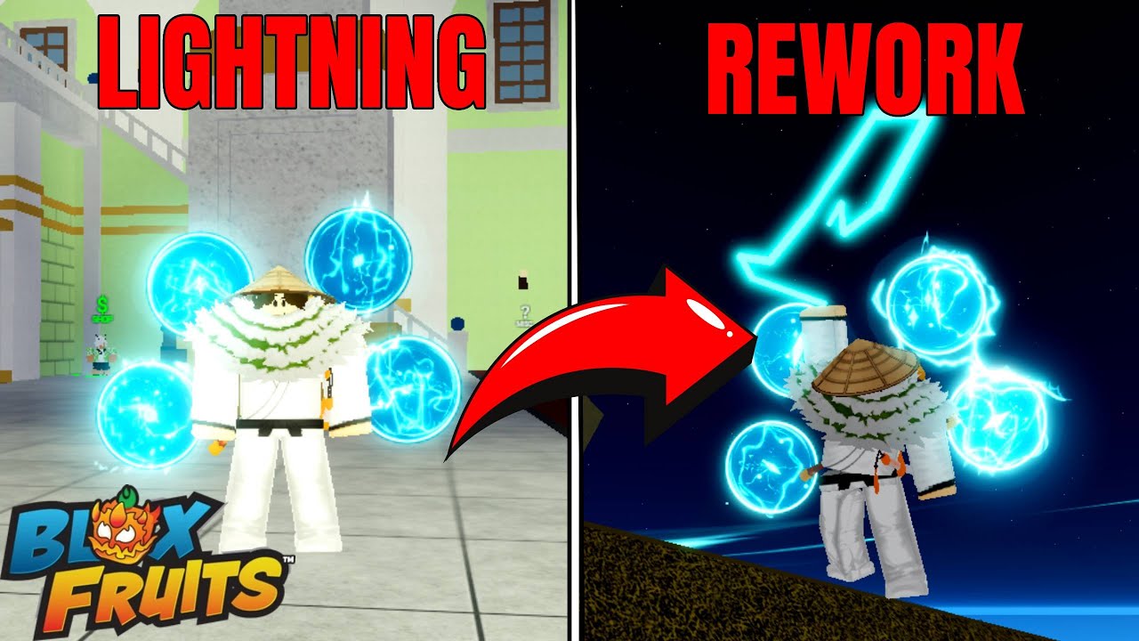 Lighting Fruit Rework I Tried New LIghtning Rework in Blox Fruits (Roblox)!! - YouTube