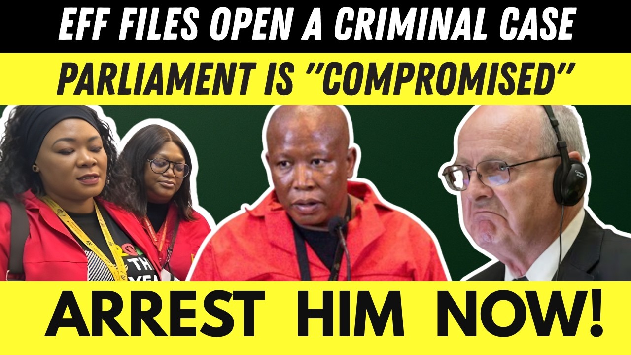 GAME OVER for O'Sullivan: EFF Opens a Criminal Case on O’Sullivan, Claims Parliament Was Compromised