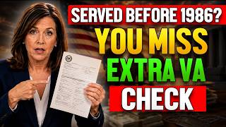 Served Before 1986 You May Be Missing an Extra VA Payment — Check If You Qualify Now!