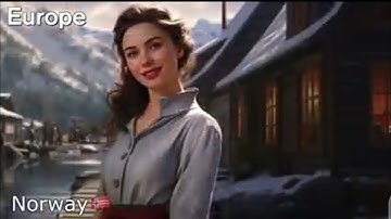 Asking ai to create by every Europeans country girl picture. beautiful ai images