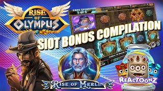 Slots Compilation Reactoonz, Gorilla Gold Megaways,Tome of Madness,Dead of Alive 2 and more Bonuses screenshot 2