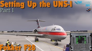“How to Program the UNS-1 in the Fokker F28 – Easy Step-by-Step!”| MSFS2024|#msfs2024 #justflight