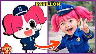 🐶🚔 DETETIVE LABRADOR | Como seria na VERSÃO BEBÊ | 🔊 ADIVINHE PELA VOZ  #quiz #macaquiz