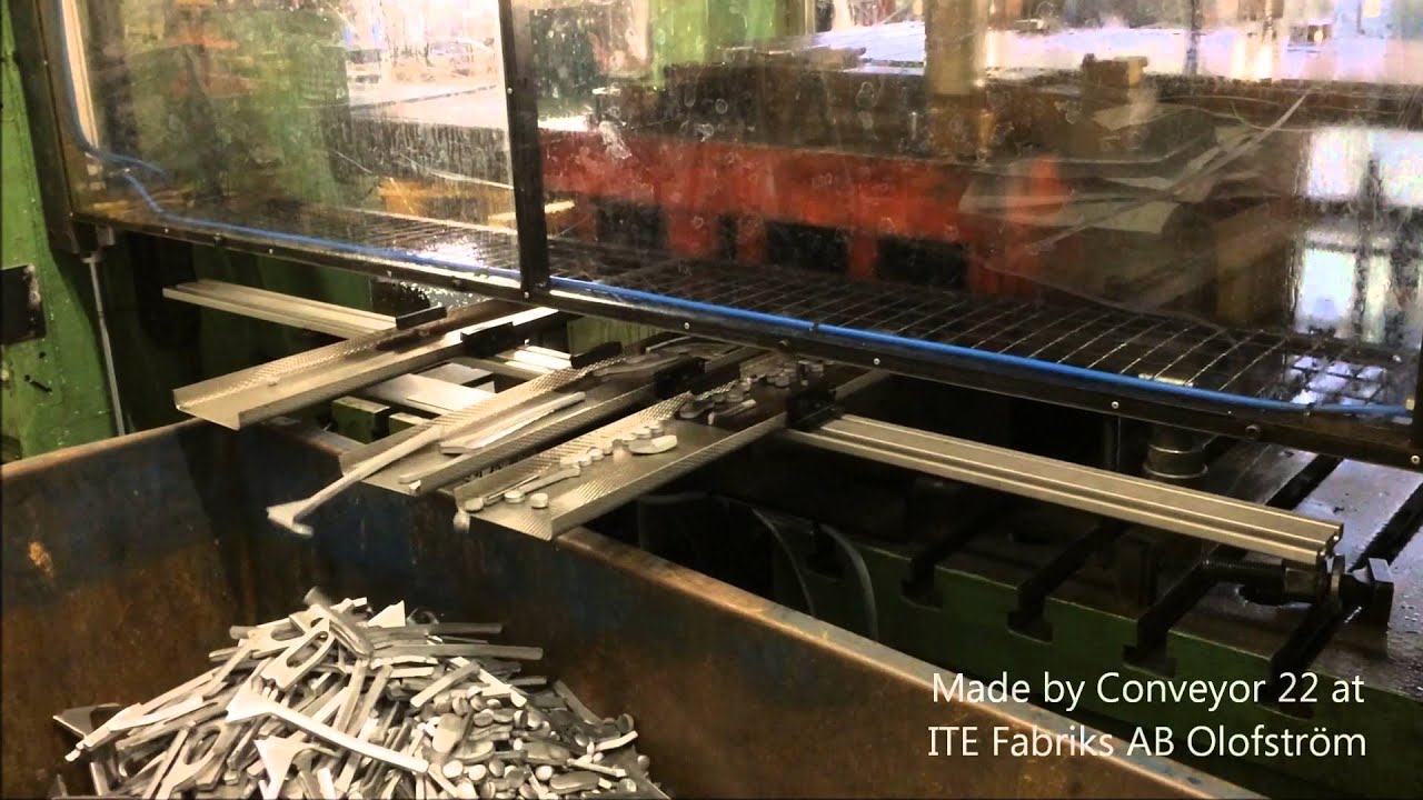 Conveyor Lift applied in stamping press unit YouTube