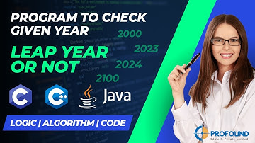 Program to check given year Leap Year or not (C, C++, Java)
