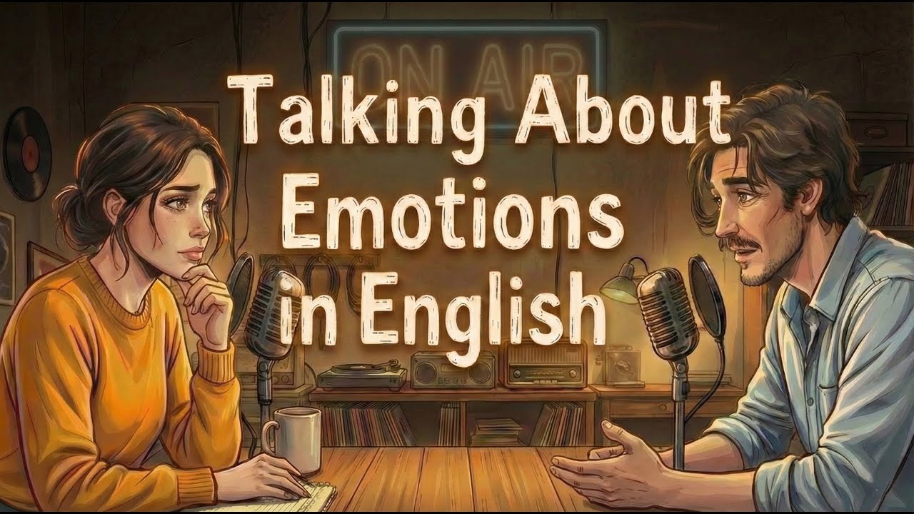 English Podcast For Daily English Conversation | How To Describe Feelings & Emotions | Easy English
