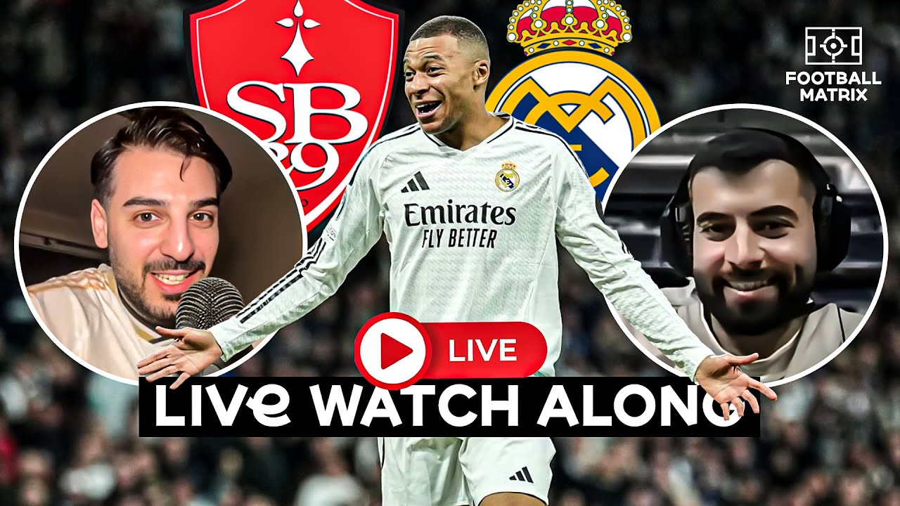 Brest vs Real Madrid live Champions league watch along.
