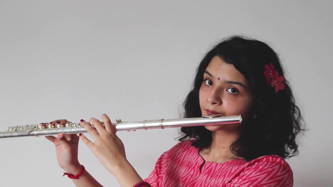 Sargam from "Mere Dholna" on the Western Flute