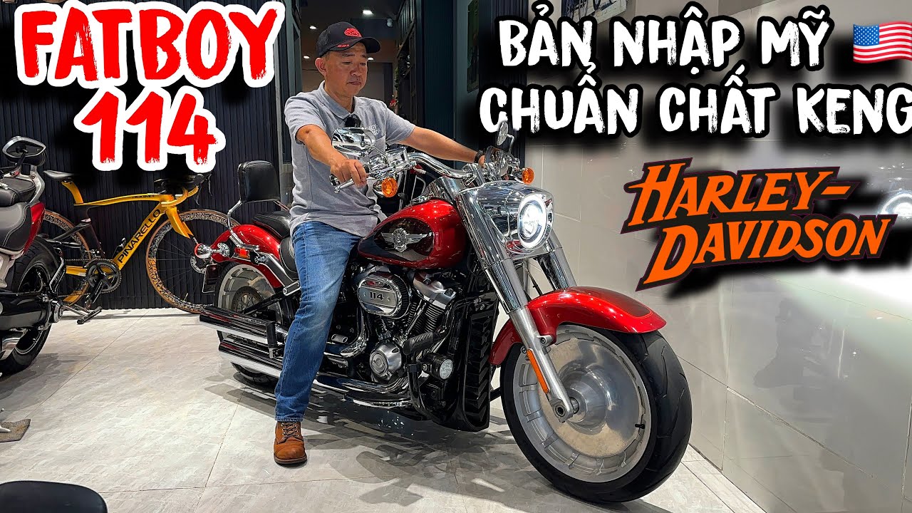 FATBOY 114 BẢN NHẬP MỸ CHUẨN CHẤT KENG GIÁ DỄ TRẢI NGHIỆM VÀ CẬP NHẬT MỘT SỐ XE MỚI VỀ PHỤC VỤ AE😎