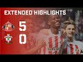 Extended Highlights  Sunderland AFC 5   0 Southampton FC