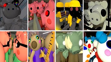 ROBLOX PIGGY ALL JUMPSCARES IN A NUTSHELL REVERSED
