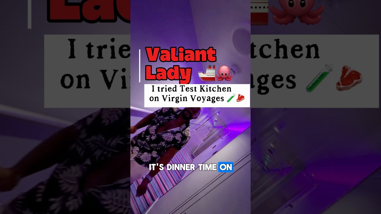 Test Kitchen Was Actually Interesting |#virginvoyages