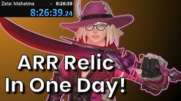 Zodiac Speedrun: How Fast Can You MAKE and FINISH an ARR Relic Weapon?!