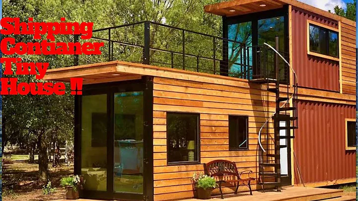 SHIPPING CONTAINER TINY HOUSE DESIGN ||TAKE A TOUR OF A TINY HOUSE||