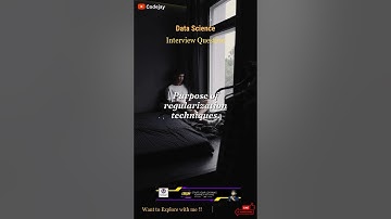 Purpose of regularization techniques | #shortsvideo #datascience #shorts