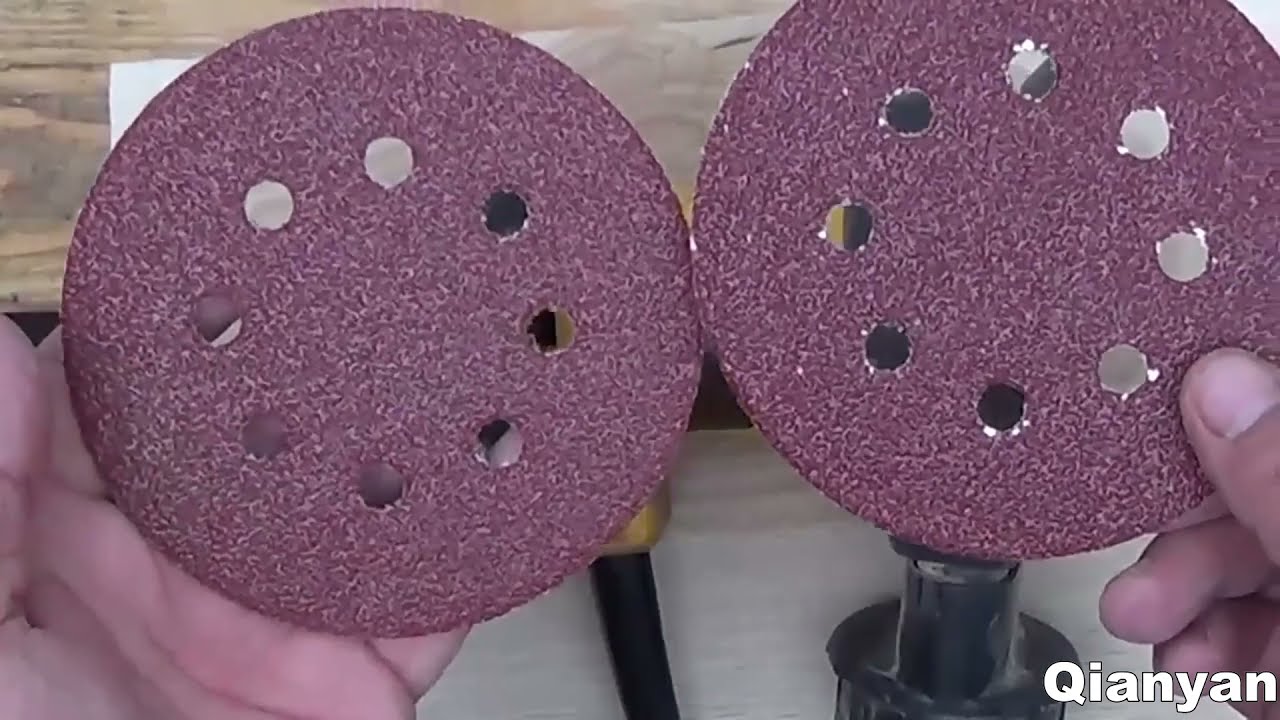 125mm Sandpaper 240 Grit Round Shape Sanding Discs Sheet 8 Hole Sander Polishing Pad Abrasive Tools