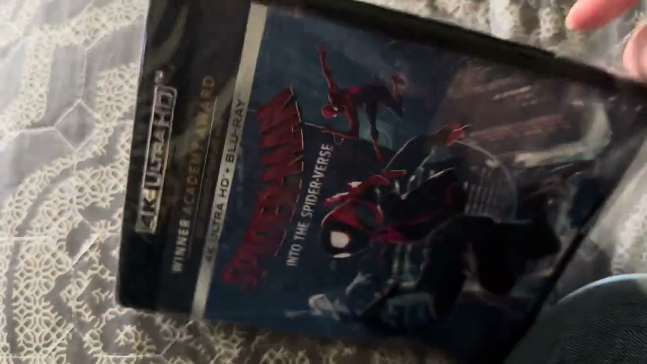 Spider-Man: Into the Spider-Verse 4K Blu-Ray Unboxing
