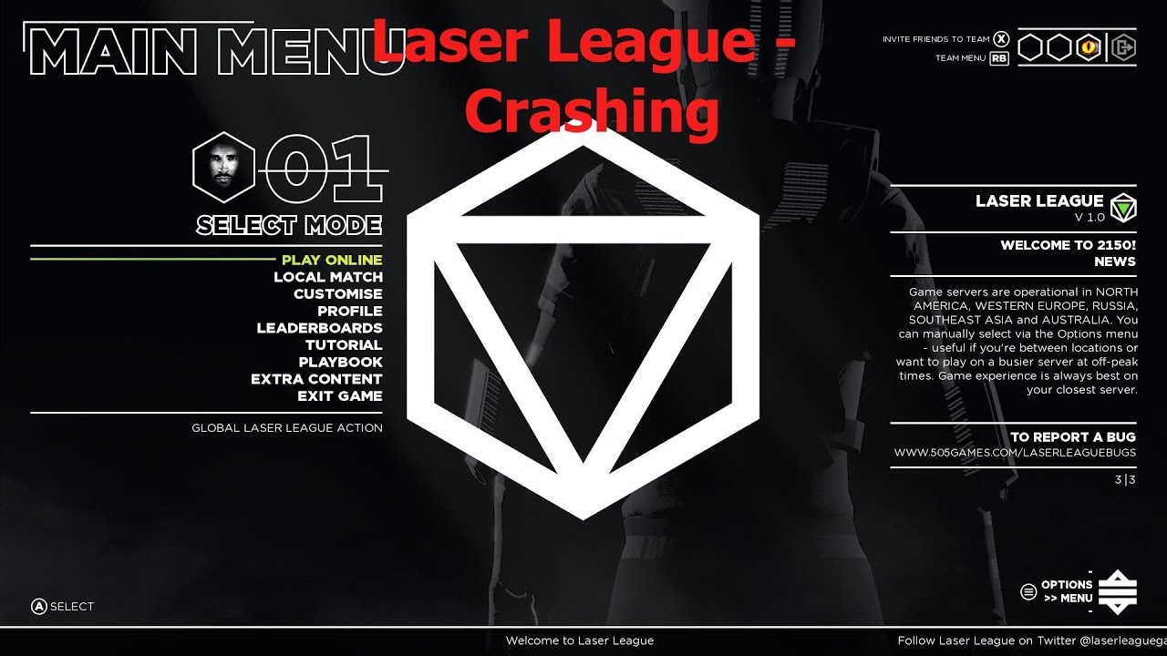 league of legends champions Laser League - Crashing