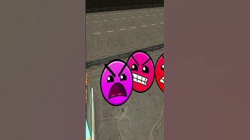 Geometry Dash and Lobotomy Dash Nextbots Chase Me on Road!!!