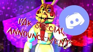 [SFM/FNaF] Funtime Drago's announcement / Discord serv open! (LATE 10k SPECIAL)