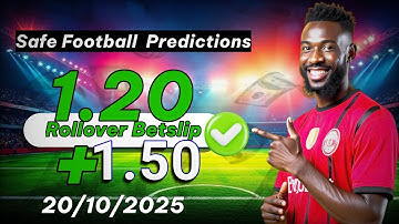 FOOTBALL PREDICTIONS TODAY 20-10-2025 | Soccer Predictions Today #football betting #daily betting