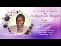 In Loving Memory Of Mwalimu Joseph Kipngetich Tonui SUNRISE 1945 SUNSET 2026