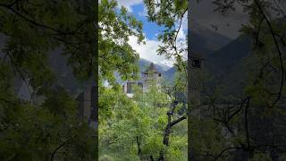 A hidden castle in the alps 🏔️🏰🌾