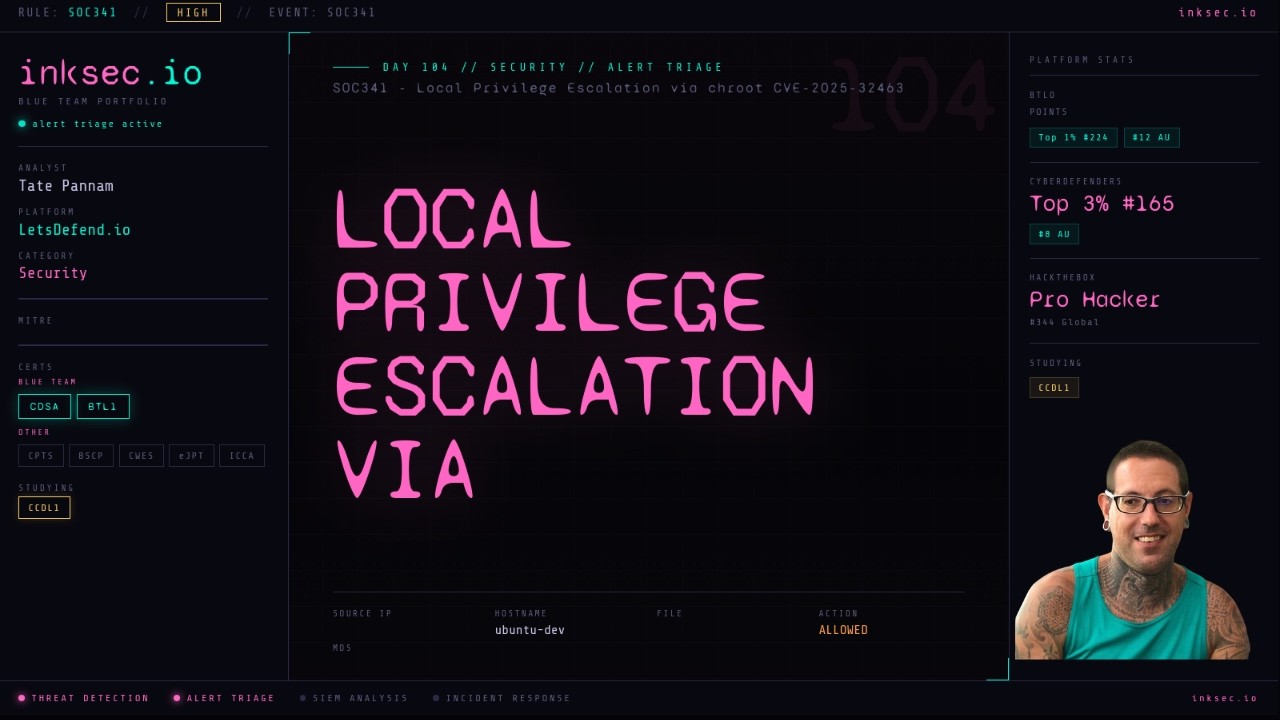sudo CVE-2025-32463 — chroot Privilege Escalation Confirmed on Linux ...