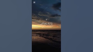 ربنا انك جامع الناس ليوم لا ريب فيه - القارئ عبد الرحمن مسعد #قرآن